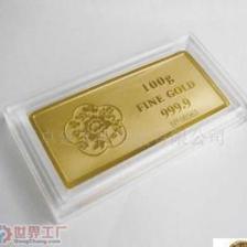 上海造幣廠鑄造24k黃金投資金條 集投資、收藏與禮品價值于一身